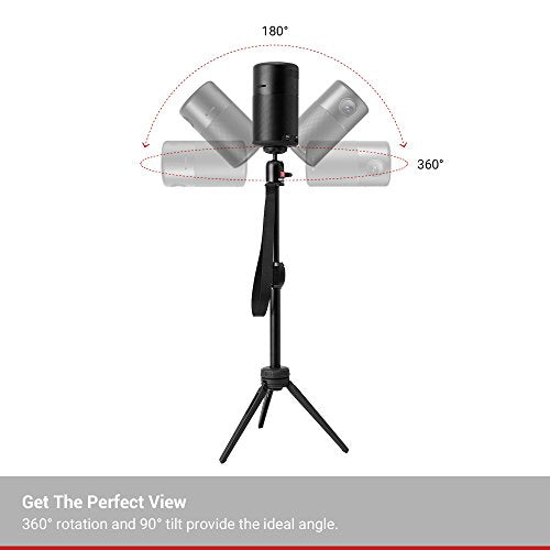 Nebula Anker Adjustable Tripod Stand - Compact, Portable Projector Stand for Capsule Series - Includes Universal Mount and Swivel Ball Head - Aluminum Alloy Tripod Stand