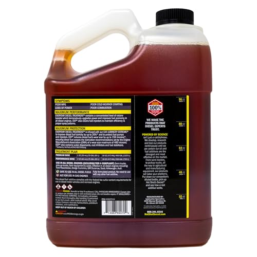 Hot Shot's Secret Everyday Diesel Treatment 1 Gallon, 6-in-1 Diesel Additive - Injector Cleaner, Fuel System Cleaner, Fuel Additive Boosts Cetane (HSSEDT01G)