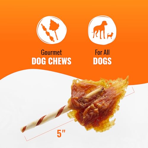 Good ‘n’ Fun Triple Flavor Wings Chews for All Dogs, Treat Your Dog to Long-Lasting Chews Made with Chicken, Pork Hide and Beef Hide, 4 Ounces