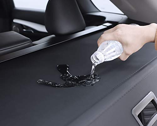 Okutech Black Retractable Cargo Cover Compatible with Cadillac Lyriq 2023 2024 2025, Rear Cargo Privacy Screen Car Trunk Luggage Cargo Security Shade Shield (Directly Fit in Carbon Fiber Style)