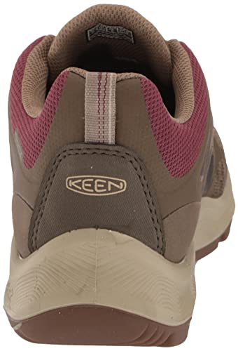 KEEN Women's Terradora Flex Low Height Waterproof Hiking Shoes, Vintage Indigo/Peachy, 10