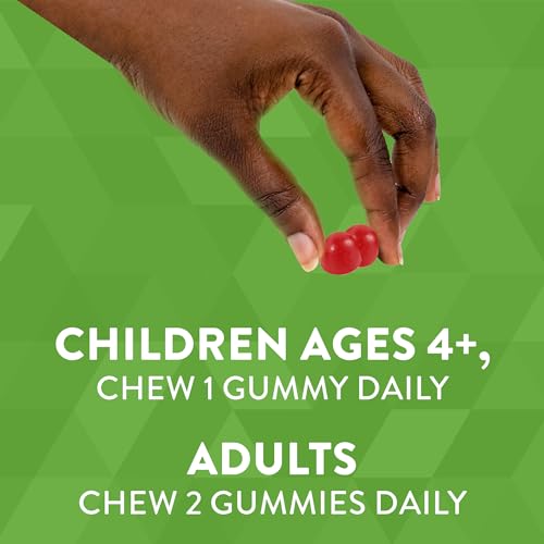 Nature's Way Vitamin D3 Gummies, Supports Immune and Bone Health*, 2000 IU (50 mcg) per 2-gummy Serving, Mixed Fruit Flavored, 120 Gummies (Packaging May Vary)