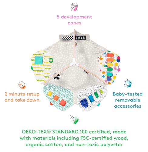 LOVEVERY | The Play Gym | Award Winning For Baby , Stage-Based Developmental Activity Gym & Play Mat for Baby to Toddler