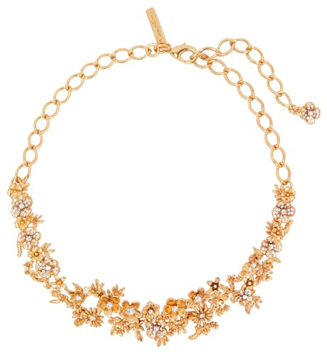 Oscar de la Renta, Flower Garden Necklace, Gold