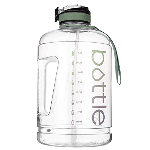 128oz Motivational Gallon Water Bottle With Straw & Big Handle - Ensure You Drink Enough Water Daily for Any Activity