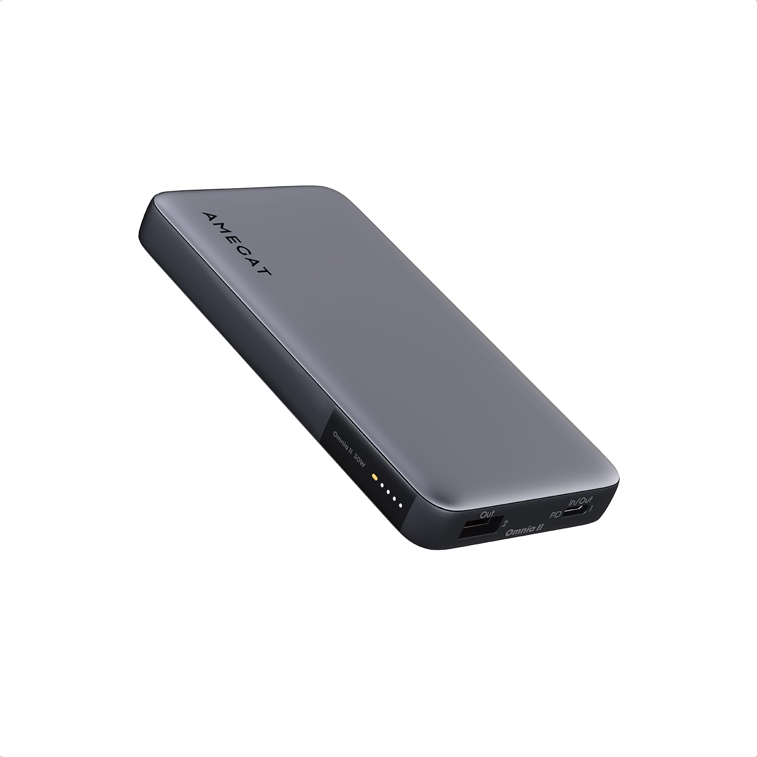 AMEGAT Portable Charger 10000mah, 30W Power Bank USB C in&Out PD Fast Charging, Slim Portable Phone Charger for Travel, Battery Pack for iPhone, MacBook, Laptops, Earbuds and More