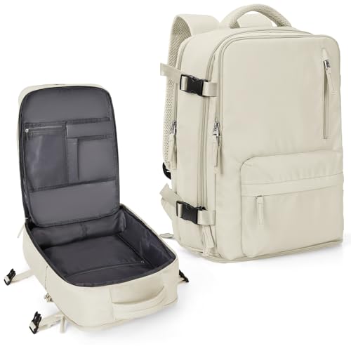 coowoz Travel Backpack For Women Men Airline Approved,Black Carry On Backpack,Hiking Laptop College Backpacks Waterproof Outdoor Sports Rucksack Casual Daypack Fit 15.6 Inch Backpacks