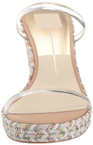 DOLCE VITA Women's Tamara Sandal, Crystal Vinyl, 8