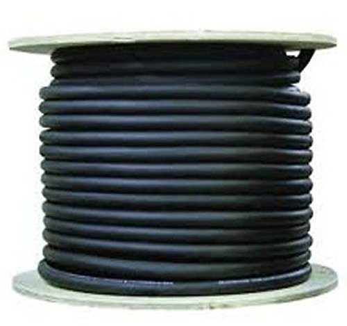 64100 6/4 SOOW- 100 ft Non-UL 600V 90C Heavy Duty Portable Power Cable/Wire/Cord for Indoor, Outdoor use, Black 6 Gauge 4 Conductor