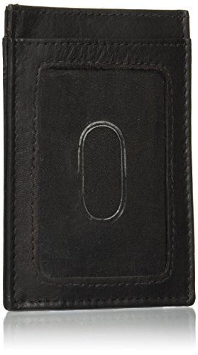 NFL Siskiyou Sports Mens New Orleans Saints Leather Cash & Cardholder One Size Black