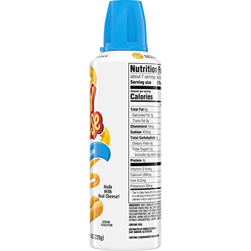 Easy Cheese American Cheese Snack, 12 - 8 oz Cans