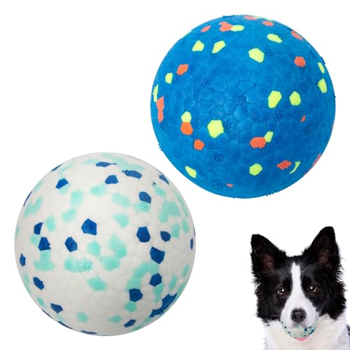 CyperGlory Indestructible Dog Football Ball Toy for Aggressive Chewers: Interactive Pet Toys, Herding and Jolly Ball for Dogs, Durable, Bouncy, and Water Toy Fetch Balls,Elliptical (Orange)
