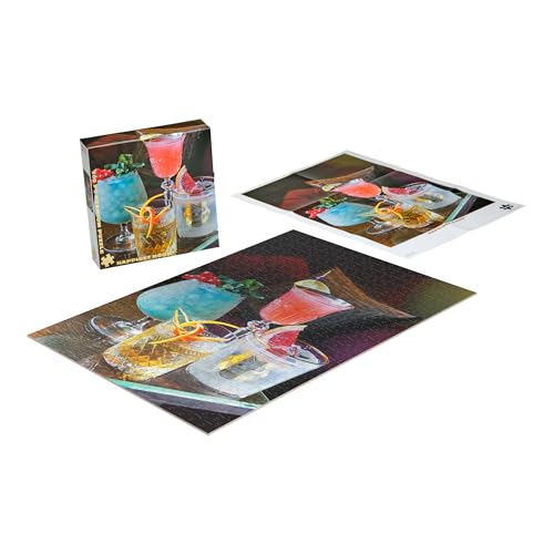 Buffalo Games - Gold - Happiest Hour - 500 Piece Jigsaw Puzzle for Adults Challenging Puzzle Perfect for Game Nights - 500 Piece Finished Size is 21.25 x 15.00