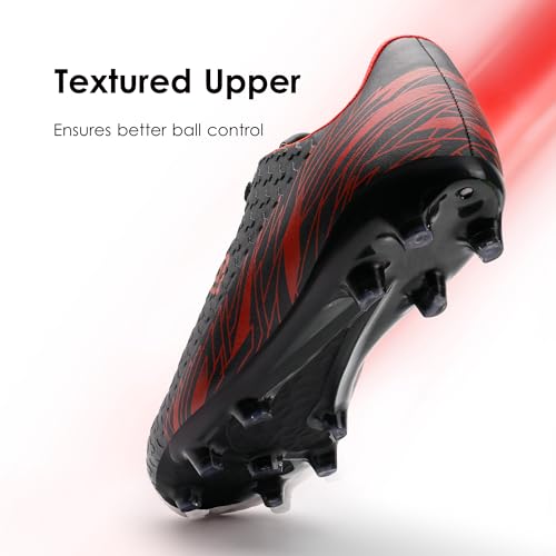 DREAM PAIRS Men's Firm Ground Soccer Cleats Shoes,Size 12,Neon/Green/Royal,MEGA-1