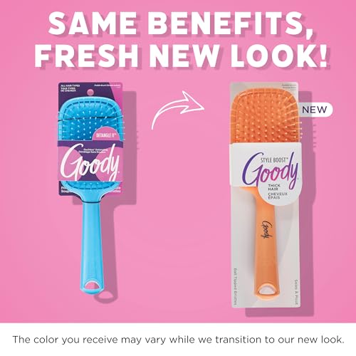 Goody Style Boost Paddle Brush, assorted colors, 1CT