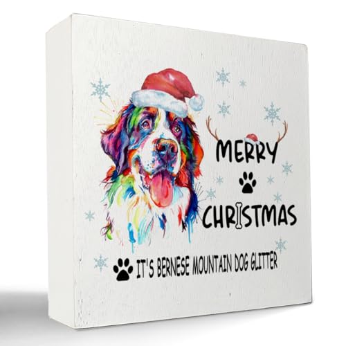 kunlisa Dachshund Through the Snow,Dachshund Christmas Wooden Box Signs,Dachshund Christmas Decor,Christmas Signs,Christmas Decor,Dachshund Gifts,Dog Signs for Home Decor 5x5 Inch