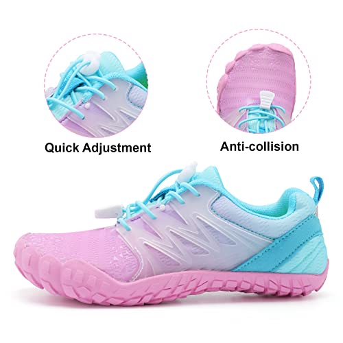 Kids Water Sports Shoes Boys Girls Outdoor Walking Sneaker Swim Shoes Grey M US 12.5 Little Kid=EU31