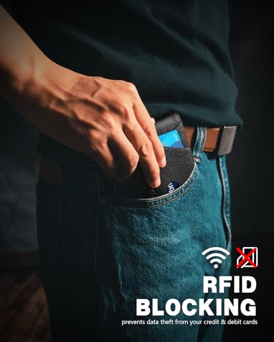 Zitahli Wallet for Men,Mens Wallet,Slim Leather Bifold,RFID Blocking 11 Slots Gift Box