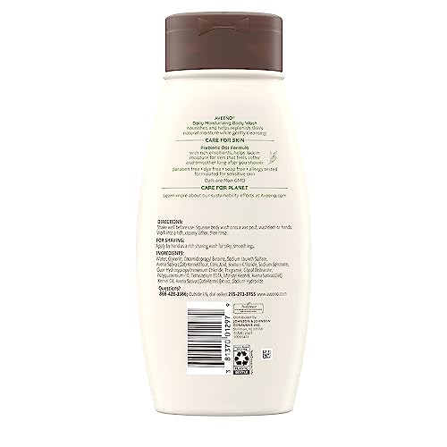 Aveeno Daily Moisturizing Lotion & Wash Regimen Pack, Nourishing Daily Moisturizing Body Lotion for Dry Skin, 18 oz, & Hydrating Body Wash with Soothing Prebiotic Oat, 18 oz, 2 Items