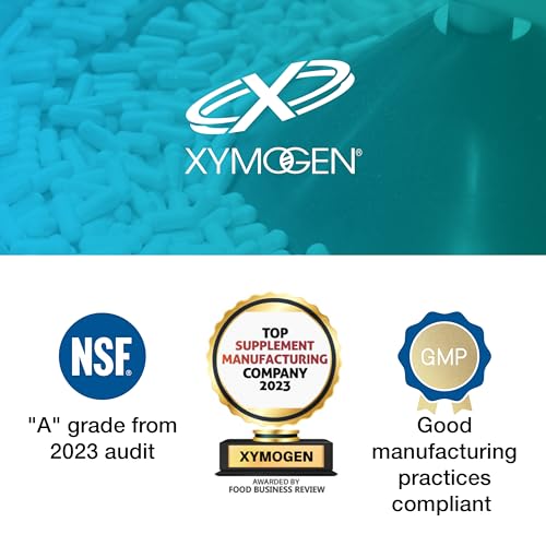 XYMOGEN K2-45 Vitamin K - Vitamin K2 MK-7 Derived from Non-GMO Soybeans - The Most Bioavailable Form of Vitamin K2 Supplement Available - Supports Cardiovascular + Bone Health (60 Capsules)