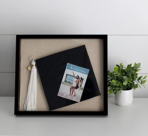 Kate & Milo Graduation Memories Frame, Grad Keepsake for Cap, Tassel, Photos, Graduation Shadowbox Wall Frame, Graduation Party Gifts