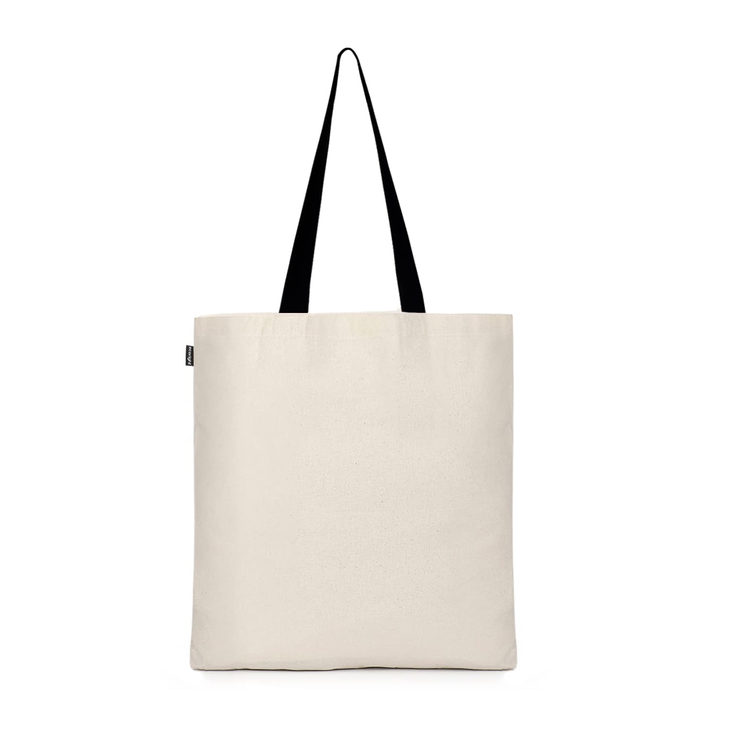 Ecoright Aesthetic Canvas Tote Bag for Women, Reusable Cotton Tote Bag for Grocery, Secret Santa Gifts, Christmas Gifts