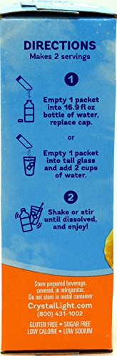 Crystal Light on the Go Energy Citrus, 10 Packets (2-Pack)