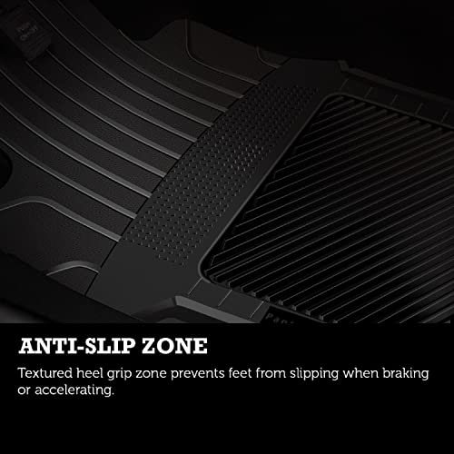 PantsSaver Custom Fit Floor Mats for Jeep Grand Wagoneer 2022-2023 All Weather Protection -4 Piece Set (Black)- High Raised Border Protection Great for Catching Spills