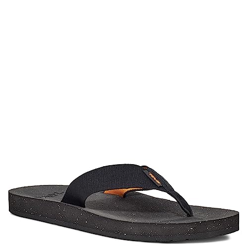 Teva Men's Reflip Sandal, Black, 8