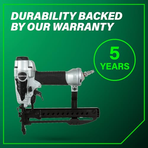 Metabo HPT Finish Stapler Pro Preferred Brand of Pneumatic Nailers 18 Gauge 1/4-Inch Narrow Crown Accepts 1/2-Inch to 1-1/2-Inch Staples Ideal for Trim Work Furniture & Cabinetry N3804AB3