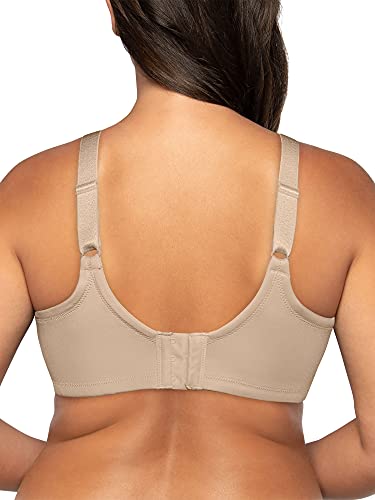 Vanity Fair womens Full Figure Beauty Back Smoothing Bra, Underwire - Beige, 38DD US