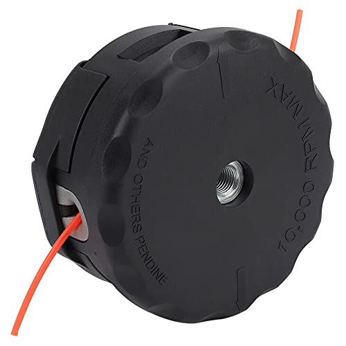 AMINORD 2 Packs Trimmer Head for Echo Speed Feed 400 SRM Series Straight Shaft Bump Feed Weed Eater (10mm x 1.25mm LH), Perfectly Fits SRM-225 SRM-230 SRM210 and More, Replace OEM Part #99944200907