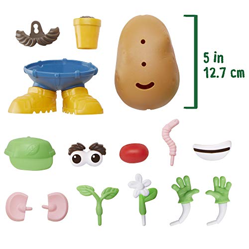 Mr Potato Head Goes Green Toy for Kids Ages 3 and Up, Made with Plant-Based Plastic and FSC-Certified Paper Packaging (Amazon Exclusive)