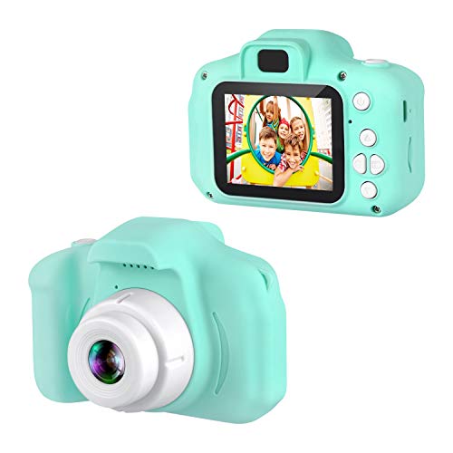 Dartwood Kids Camera for Boys & Girls, 1080p Digital Video Recorder for Kids, Christmas Birthday Toy Gifts for Age 3 4 5 6 7 8 9 10 with 32GB Micro SD Card (Blue)