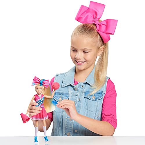 JoJo Siwa 10 Inch Singing Doll, Sings High Top Shoes, Pink Cheerleading Outfit and Accessories, Kids Toys for Ages 6Up by Just Play