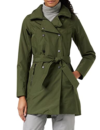Helly Hansen Women's Welsey II Trench Insulated Waterproof Breathable Jacket, 431 Utility Green, X-Small
