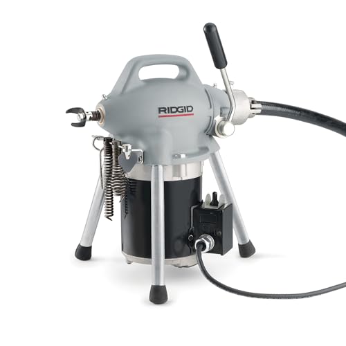 RIDGID 58920 Model K-50 Sectional Drain Cleaning Machine with 1/6 Horsepower Motor