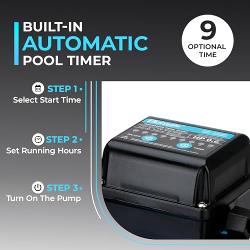 BOMGIE in/Above Ground Pool Pump