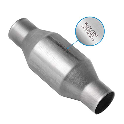 AUTOSAVER88 ATCC0012 2.25" Inlet/Outlet Universal Catalytic Converter (EPA Compliant)