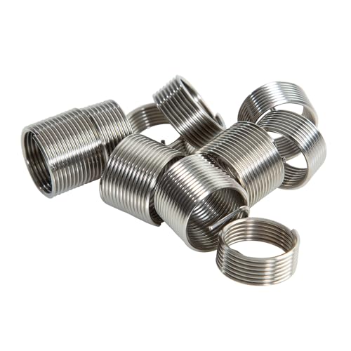 OEMTOOLS 25644 M14-1.25 Fix-A-Thread Spark Plug Saver Inserts Kit, Metric, Restores Damaged Threads for Automotive Repair, Includes Stainless Steel Inserts for High-Demand Applications