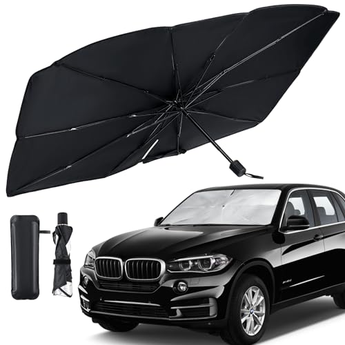 Windshield Sun Shade - Car Sun Shade Windshield, Reflector Sunshade Offers Ultimate Protection for Car Interior (55x31.5 inches)