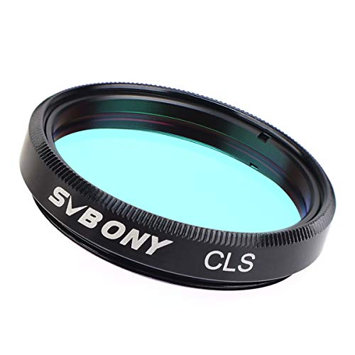 SVBONY Telescope Filter 1.25 inches CLS Filter City Light Pollution Reduction Filter Broadband Filter Suitable for Deep Sky Visual Astronomical Photography