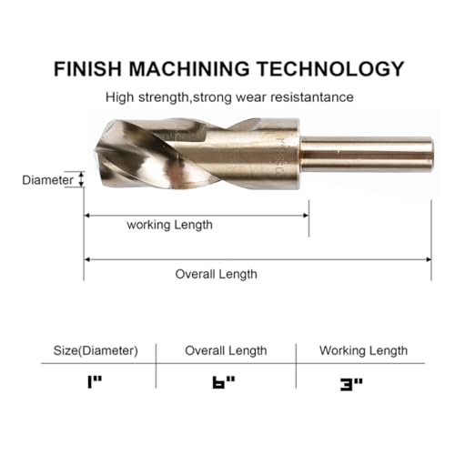 Owl Tools 21/64" Cobalt Drill Bits - 3 Pack - 4 5/8" Length - M35 Cobalt Drill Bits with Storage Case - Perfect Drill Bits for Metal, Hardened & Stainless Steel, Cast Iron, and More!