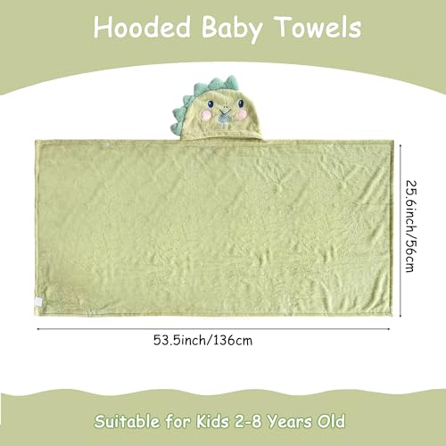 ARNUAETY Lion Hooded Bath Towel Ultra Absorbent Hooded Baby Towels Premium Soft Bathrobe Blanket Toddlers Shower Gifts for Boys Girls 25.6" x 53.5"