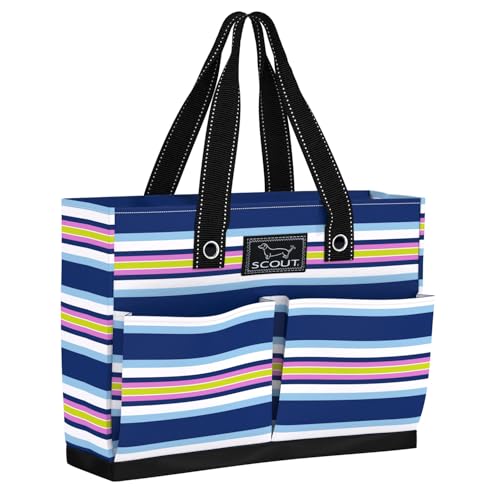 SCOUT Uptown Pocket Tote - Medium Multi-Use Tote Bag for Women, Nurses, Teachers, and Moms, 5 Pockets, Breakaway Zipper