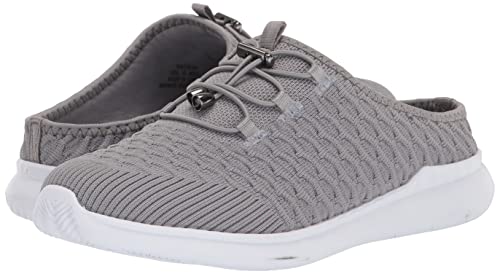 Propét Womens Travelbound Slide Sneaker, Grey, 8.5 XX-Wide US