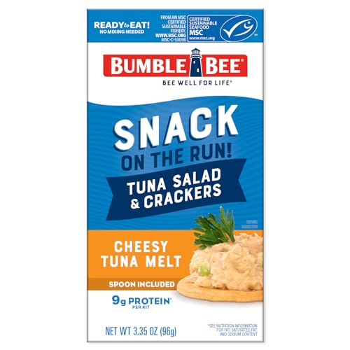 Bumble Bee Tuna Salad w/Crackers - Fat Free - 3.5 oz (Pack of 3)