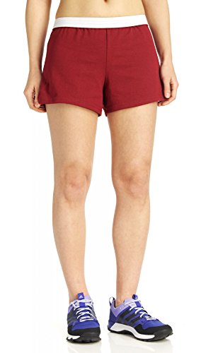 Soffe womens Authentic Cheer Shorts, Cardinal (1-pack), X-Small US