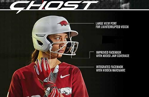 Easton | GHOST Softball Batting Helmet | Two-Tone Matt Royal/White | Medium/Large