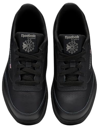 Reebok Boy's Club C Sneaker, Black/Charcoal, 12 Little Kid